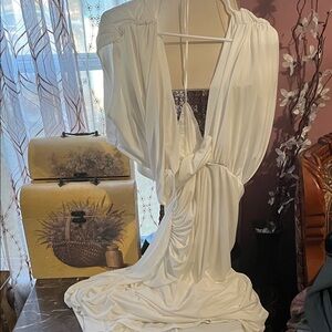 Fashion Nova White Maxi Dress